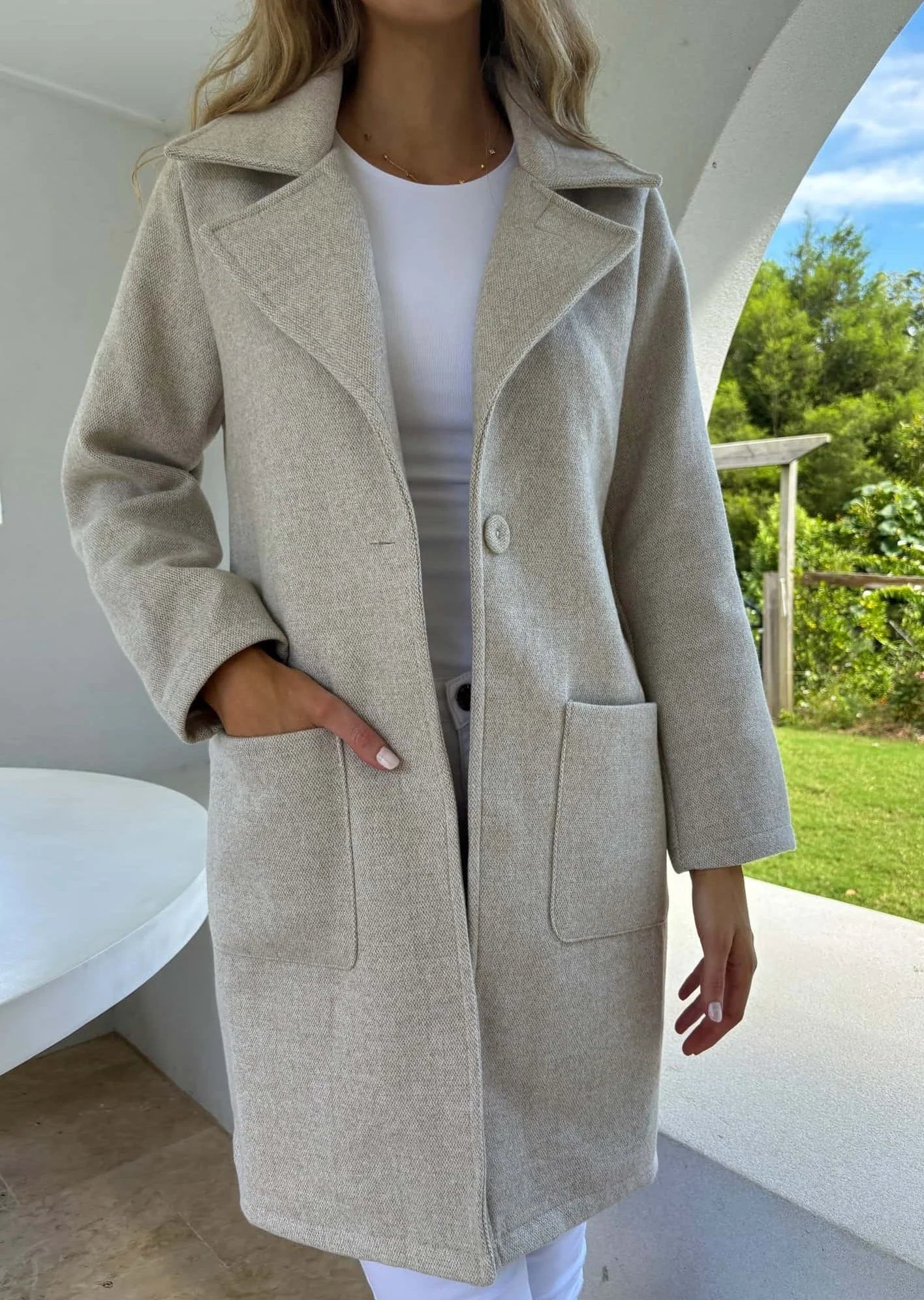 MELBOURNE COAT - OATMEAL